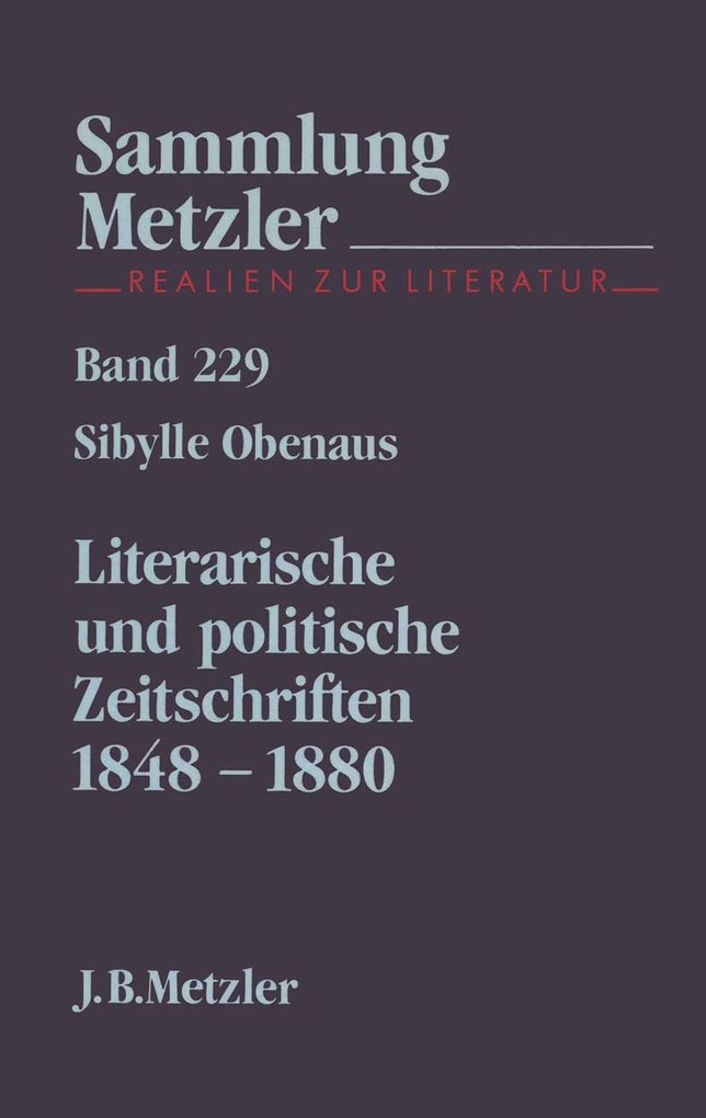 Literarische und politische Zeitschriften 1848-1880