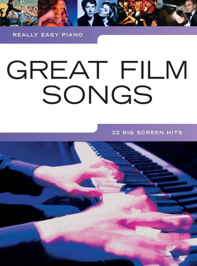Really Easy Piano: Great Film Songs als eBook Download von Wise Publications - Wise Publications