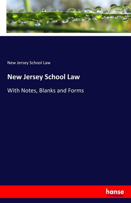New Jersey School Law als Buch von New Jersey School Law