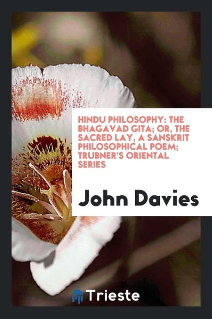 Hindu philosophy als Taschenbuch von John Davies - 0649093798