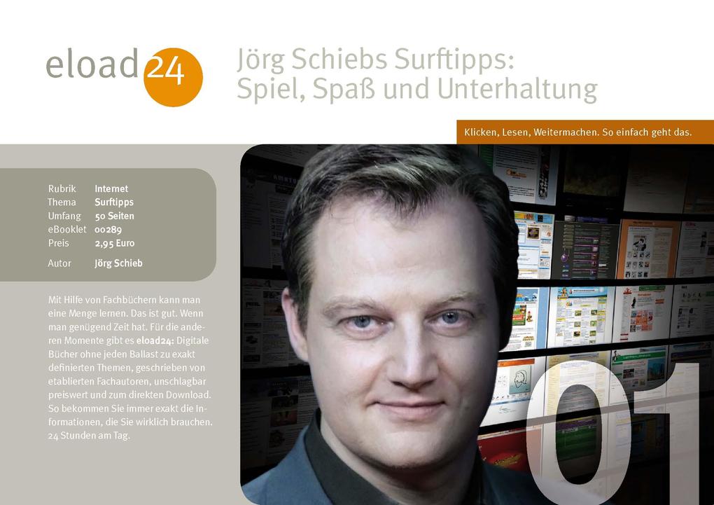 Jörg Schiebs Surftipps: Spiel, Spaß und Unterhaltung als eBook Download von Jörg Schieb - Jörg Schieb