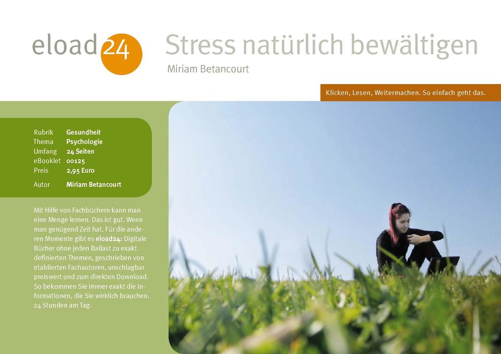 Stress natürlich bewältigen als eBook Download von Miriam Betancourt - Miriam Betancourt