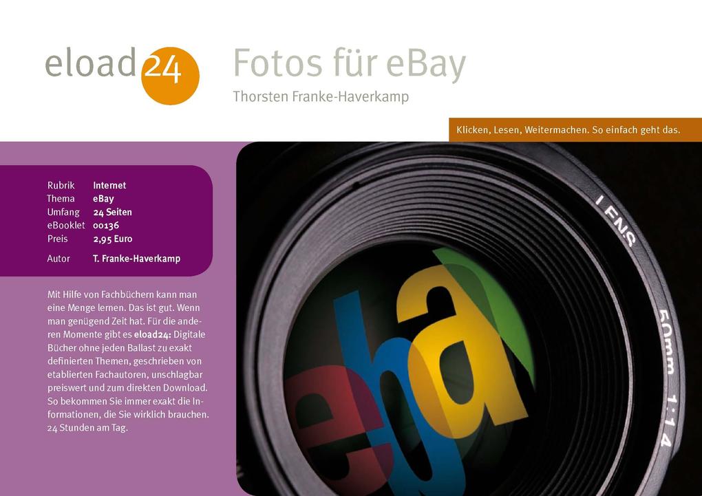 Fotos für eBay als eBook Download von Thorsten Franke-Haverkamp - Thorsten Franke-Haverkamp