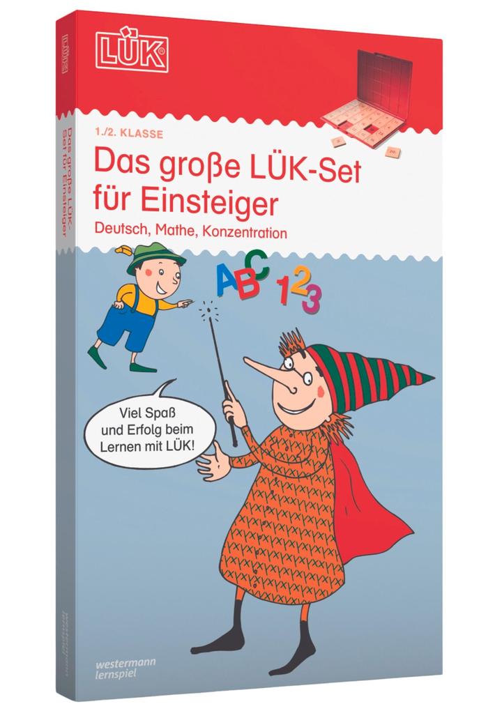 Image of Das große LÜK-Set für Einsteiger: Deutsch Mathe Konzentration für Klasse 1 und 2