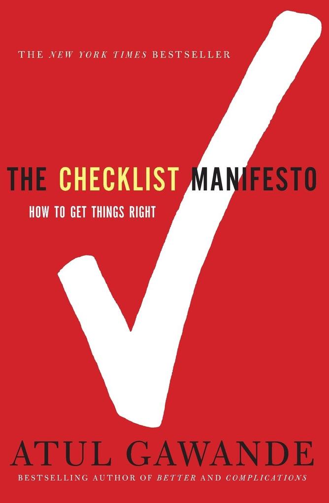 Macmillan Usa The Checklist Manifesto