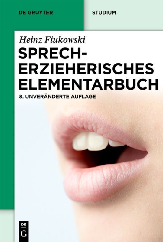 De Gruyter Mouton Sprecherzieherisches Elementarbuch