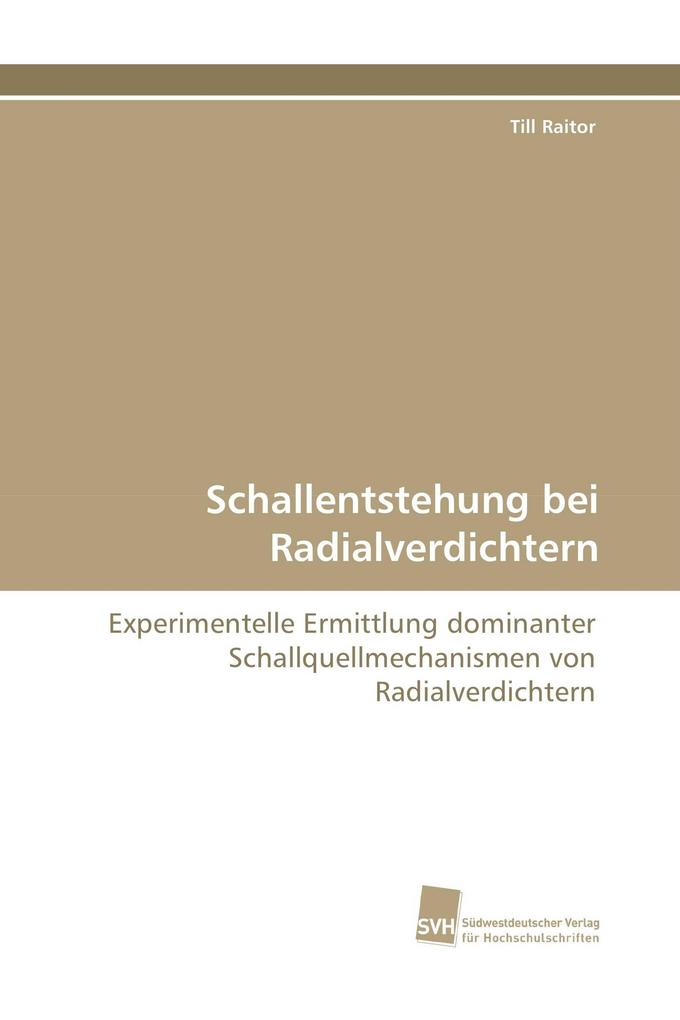 Schallentstehung bei Radialverdichtern