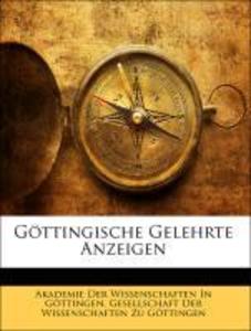 Göttingische Gelehrte Anzeigen als Taschenbuch von Akademie Der Wissenschaften In Göttingen, Gesellschaft Der Wissenschaften Zu Göttingen