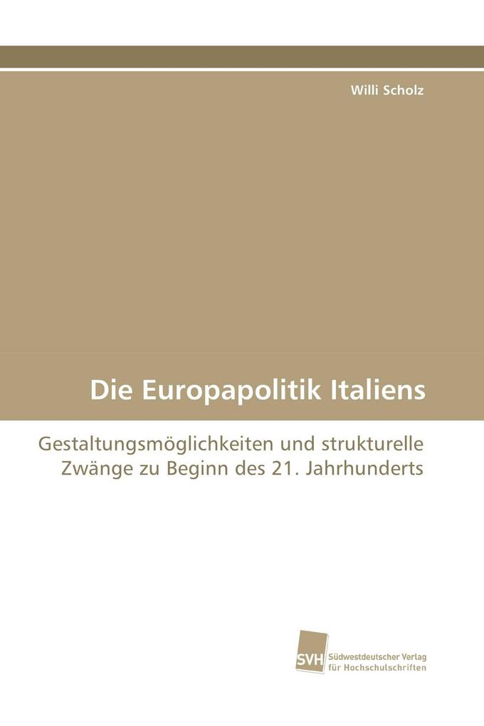 Die Europapolitik Italiens