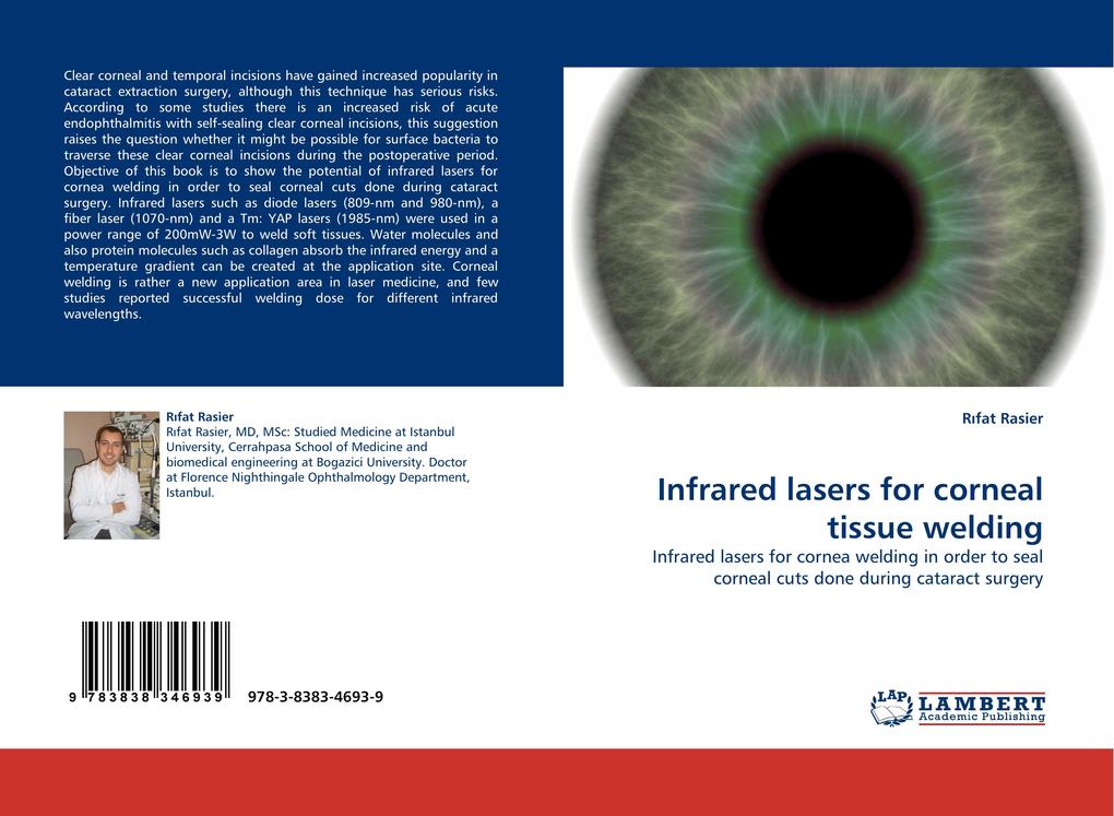 Infrared lasers for corneal tissue welding
