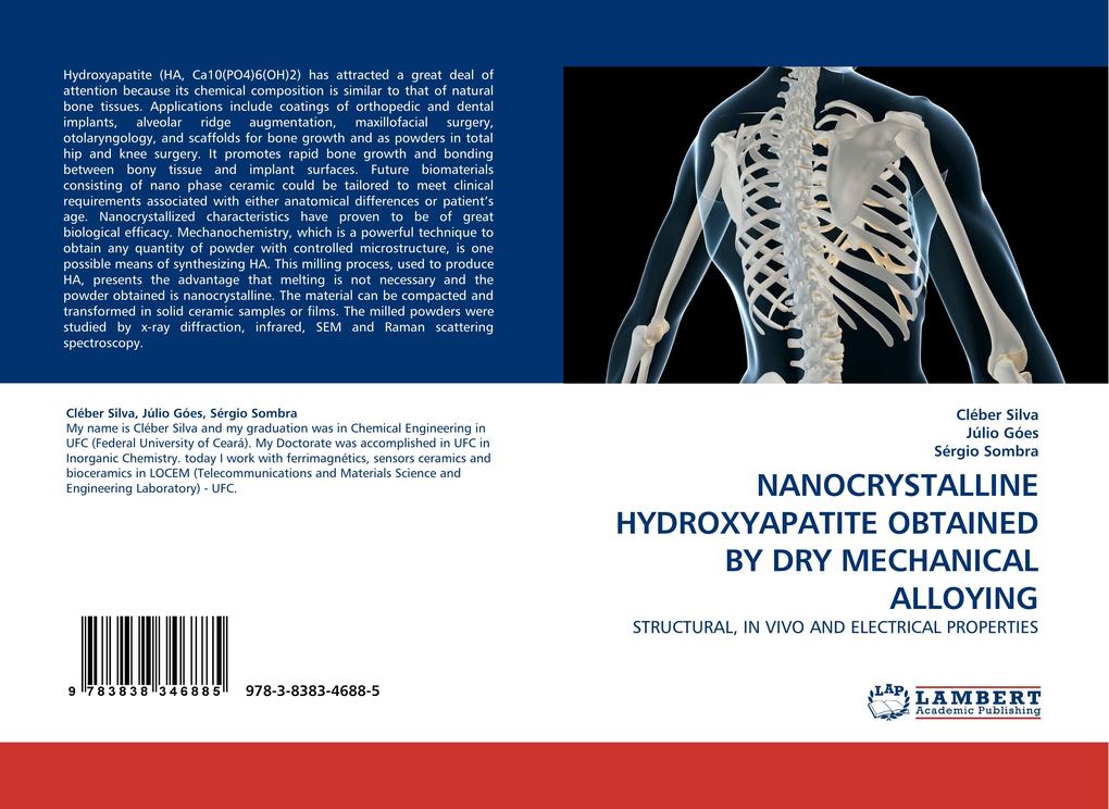 NANOCRYSTALLINE HYDROXYAPATITE OBTAINED BY DRY MECHANICAL ALLOYING