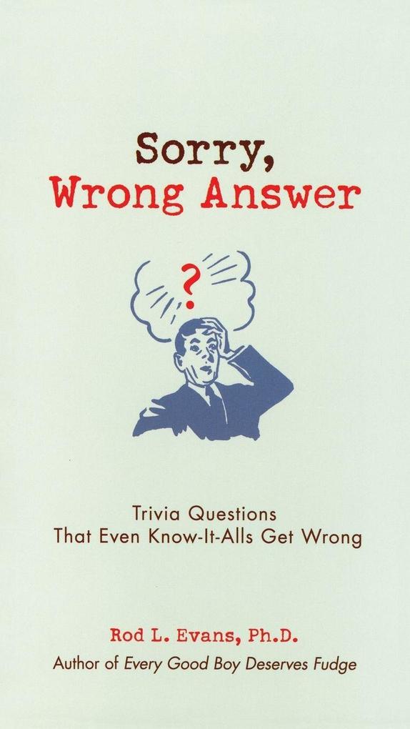 Sorry Wrong Answer