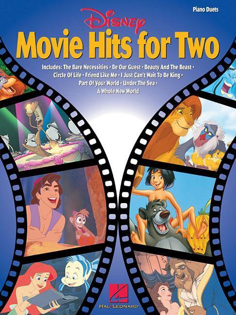 Disney Movie Hits for Two: Lower-Intermediate Level Piano Duets