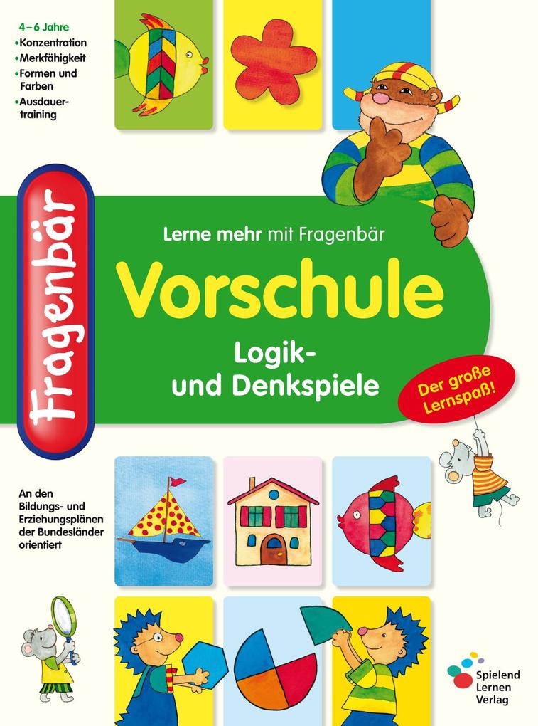 Image of Fragenbär, Vorschule - Logik- Und Denkspiele, Geheftet