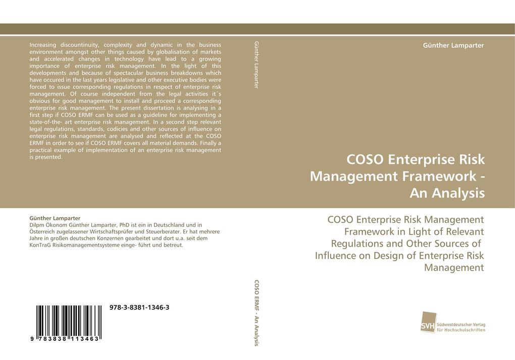COSO Enterprise Risk Management Framework - An Analysis