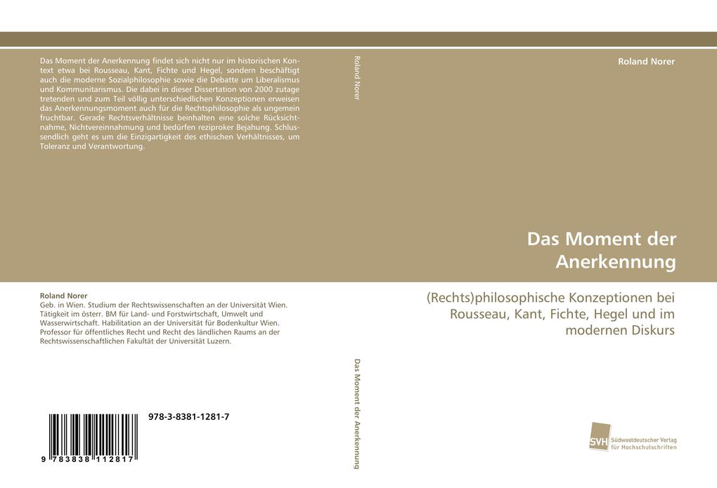 Das Moment der Anerkennung