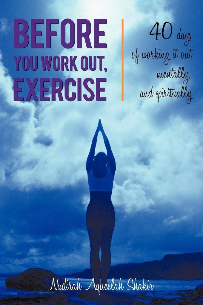 Before You Work Out Exercise
