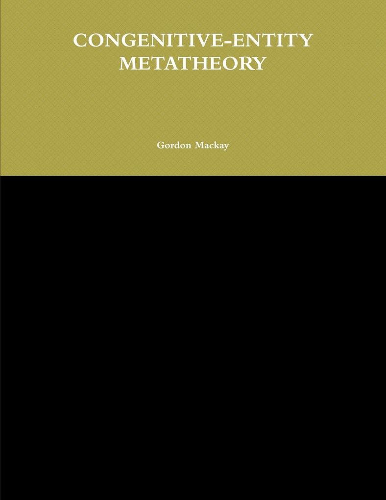 CONGENITIVE-ENTITY METATHEORY