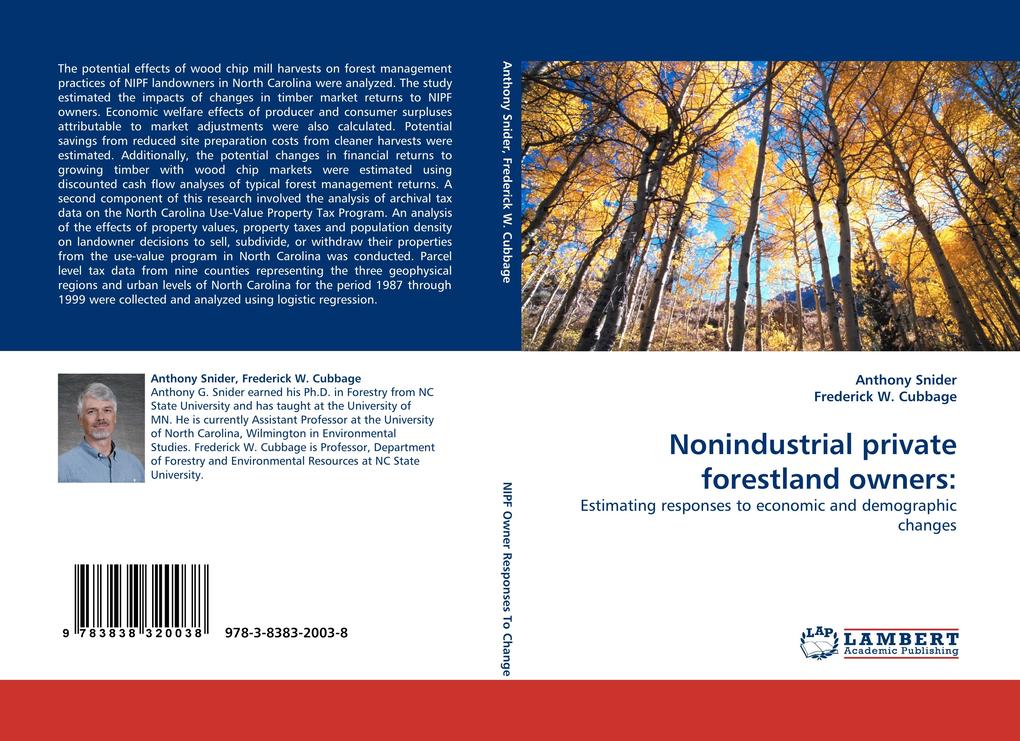 Nonindustrial private forestland owners: