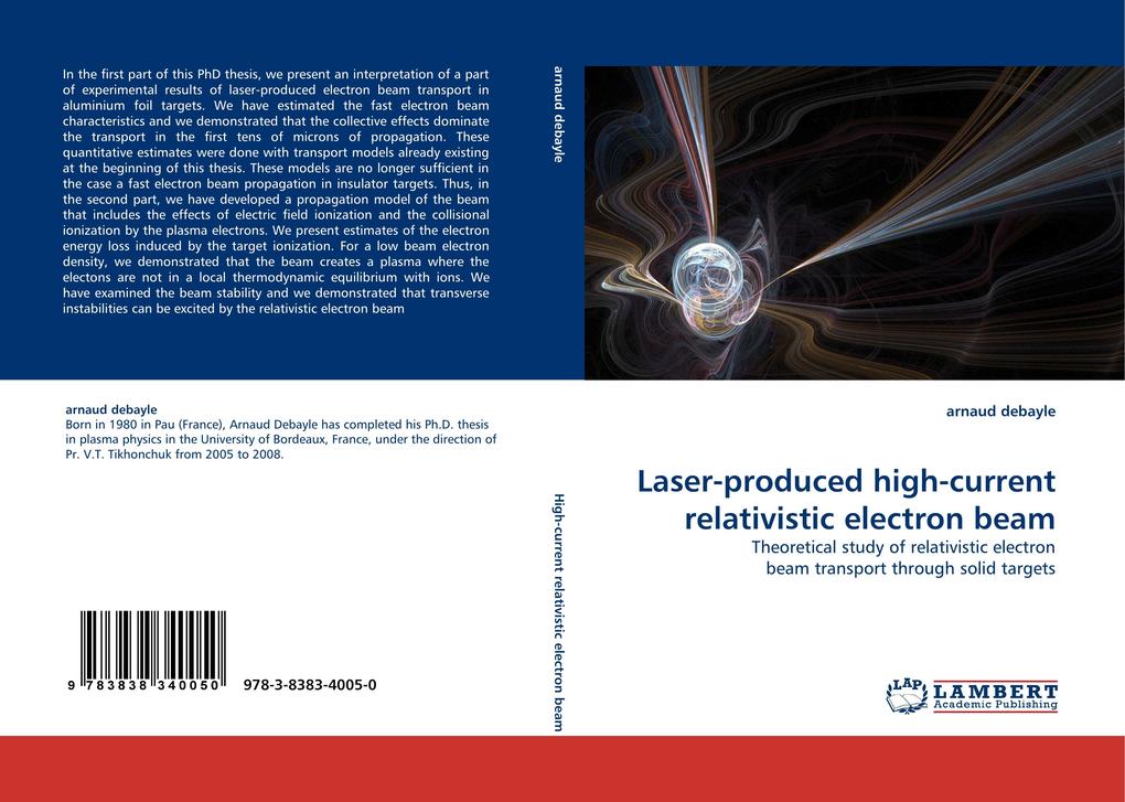 Laser-produced high-current relativistic electron beam