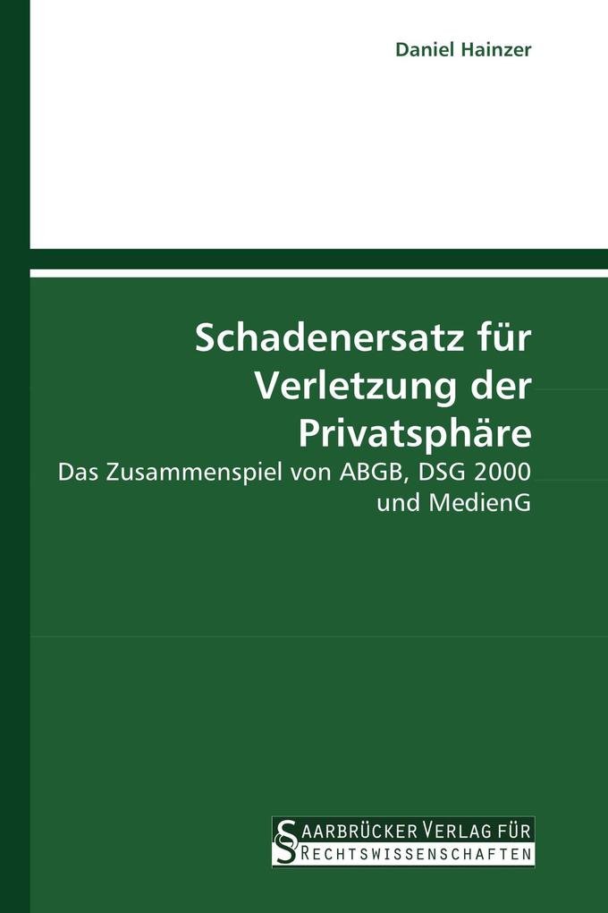 Schadenersatz für Verletzung der Privatsphäre