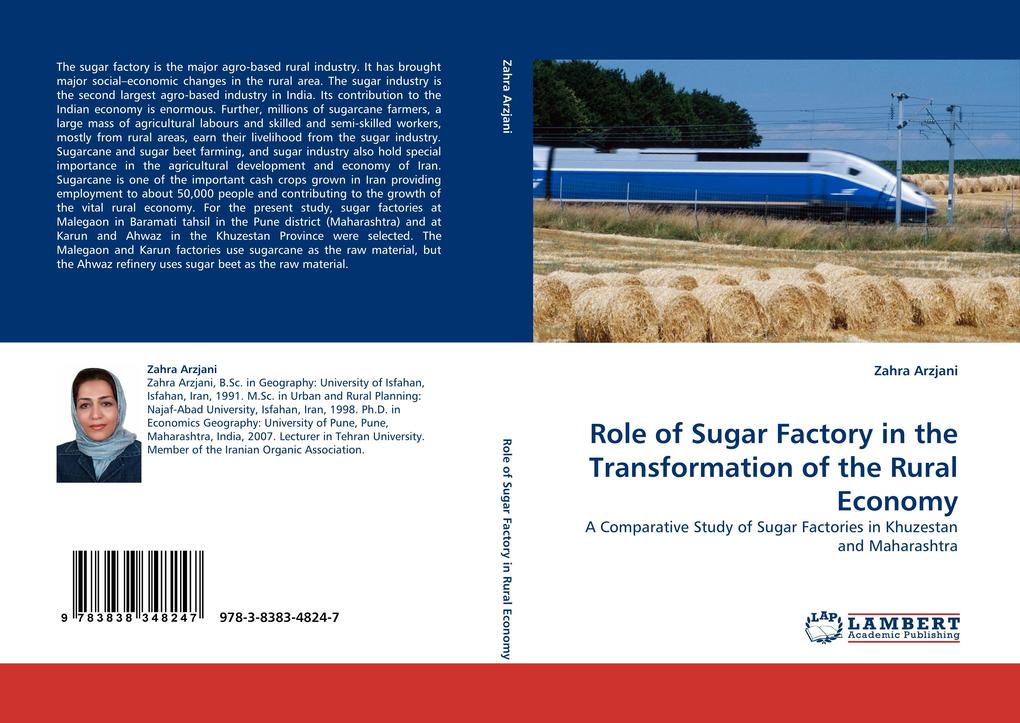 Role of Sugar Factory in the Transformation of the Rural Economy als Buch von Zahra Arzjani - Zahra Arzjani