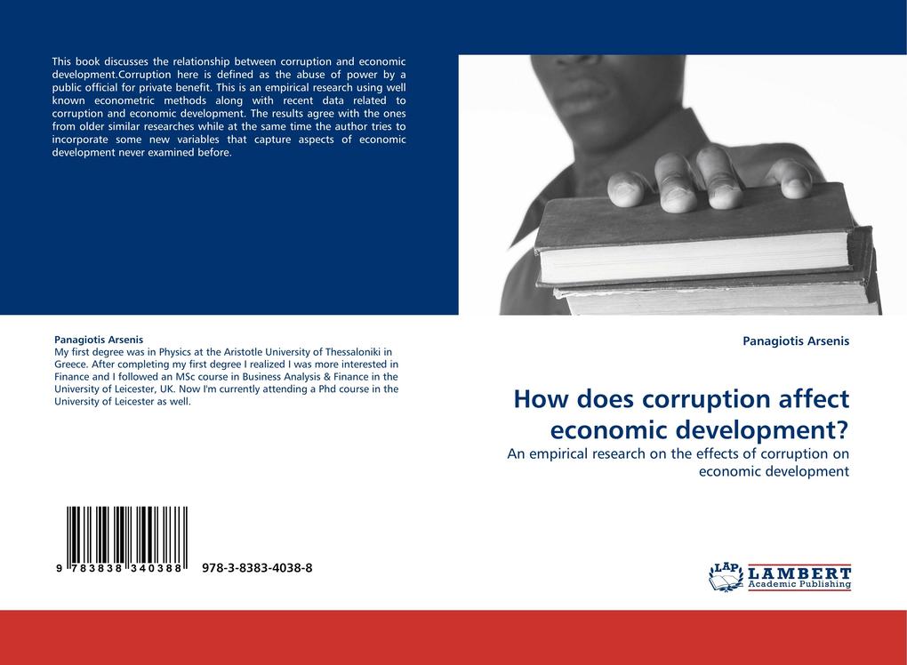 How does corruption affect economic development?