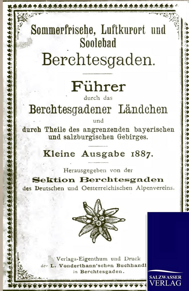 Sommerfrische Luftkurort und Solebad Berchtesgaden