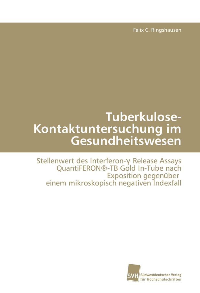 Tuberkulose-Kontaktuntersuchung im Gesundheitswesen