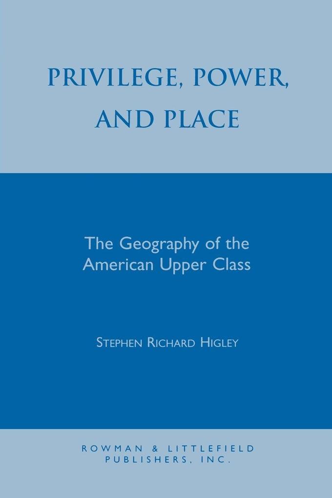Privilege Power and Place