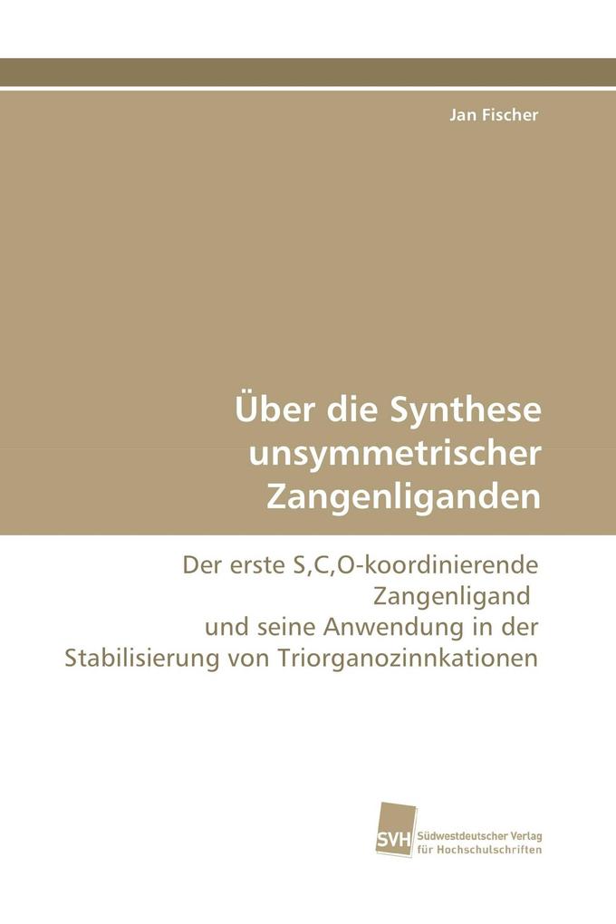 Über die Synthese unsymmetrischer Zangenliganden