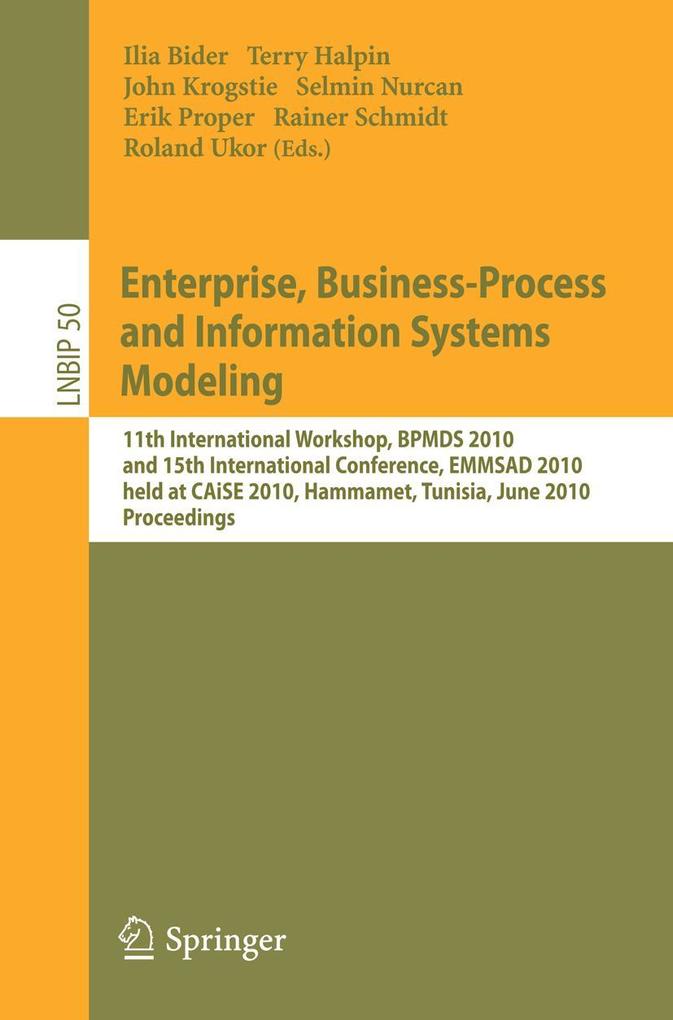 Enterprise Business-Process and Information Systems Modeling