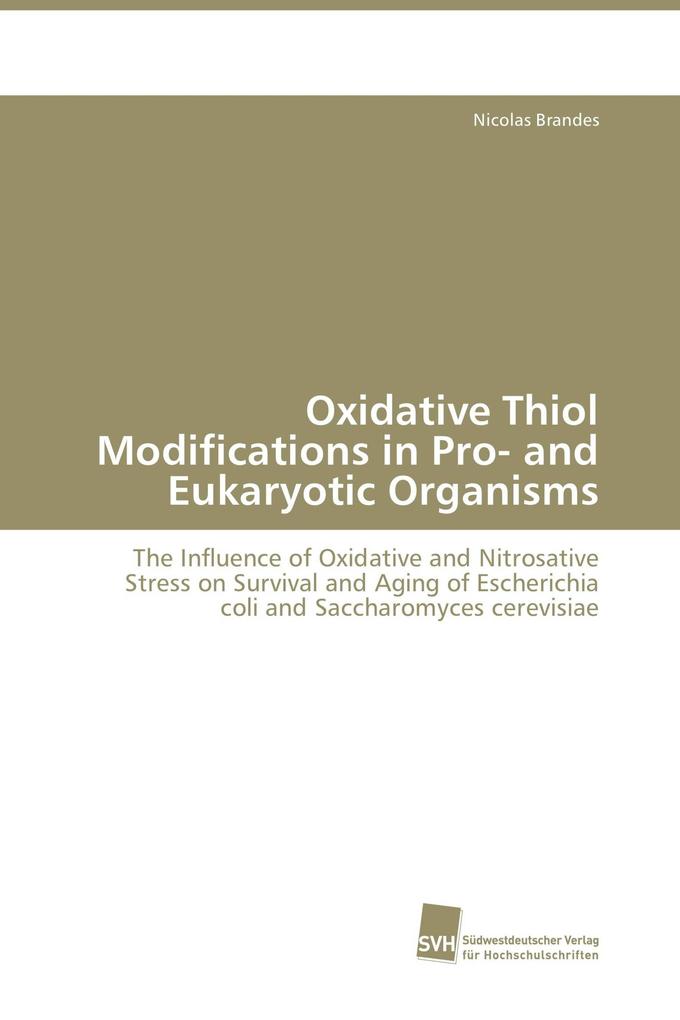 Oxidative Thiol Modifications in Pro- and Eukaryotic Organisms