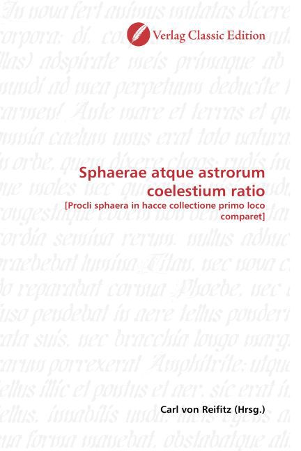 Sphaerae atque astrorum coelestium ratio