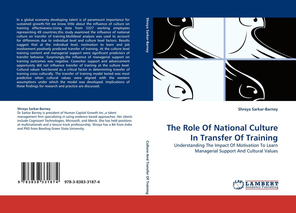 The Role Of National Culture In Transfer Of Training