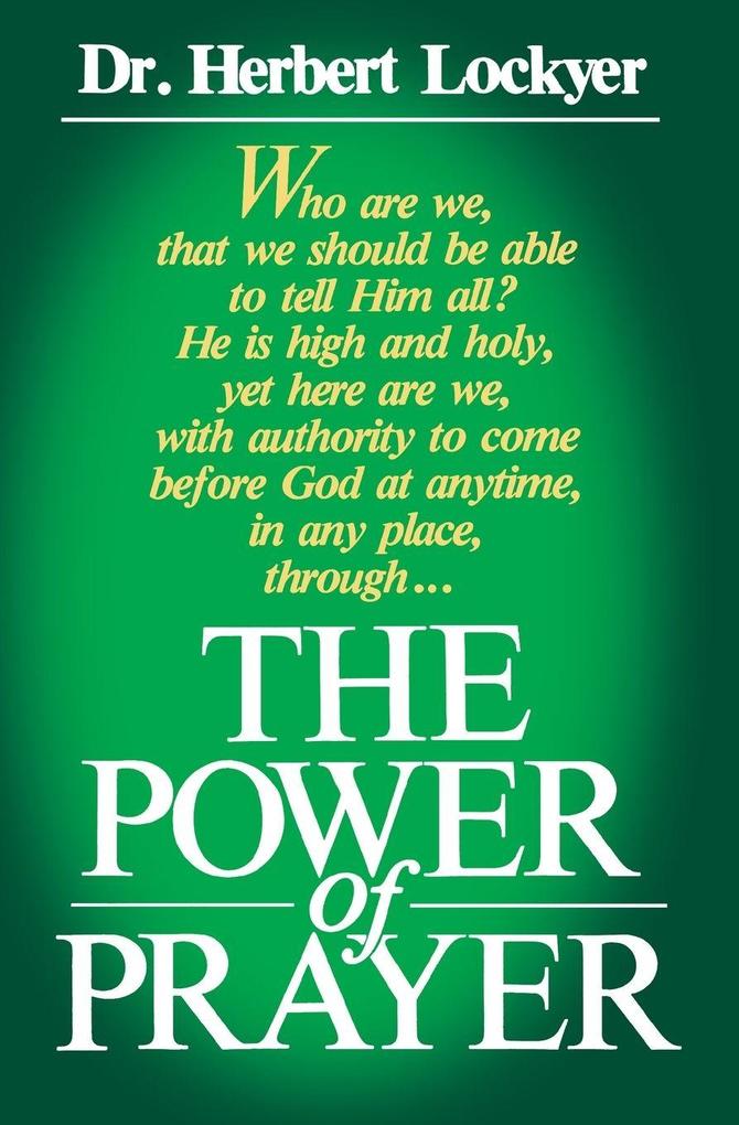 The Power of Prayer