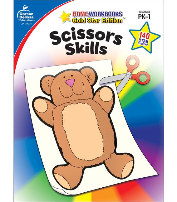 Scissors Skills Grades Pk - 1: Gold Star Edition Volume 17