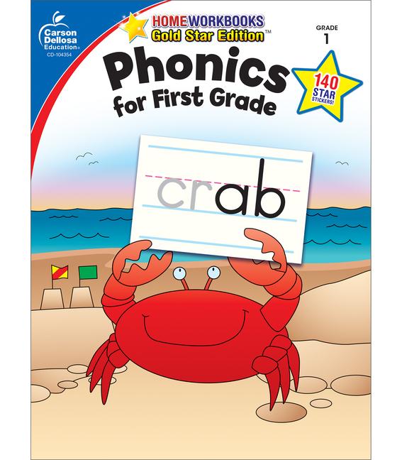 Phonics for First Grade Grade 1: Gold Star Edition Volume 11