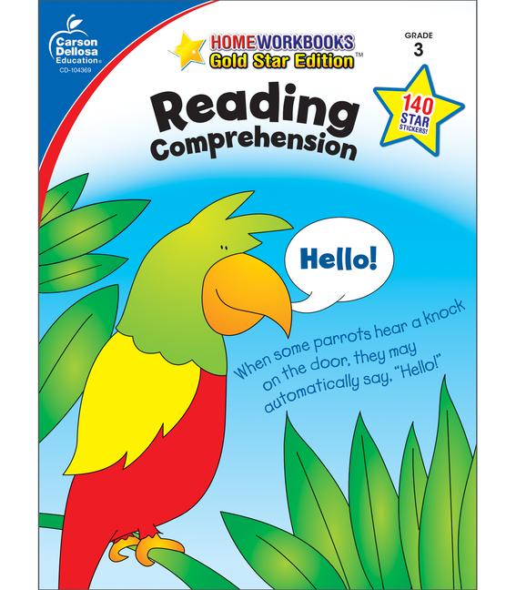 Reading Comprehension Grade 3: Gold Star Edition Volume 16