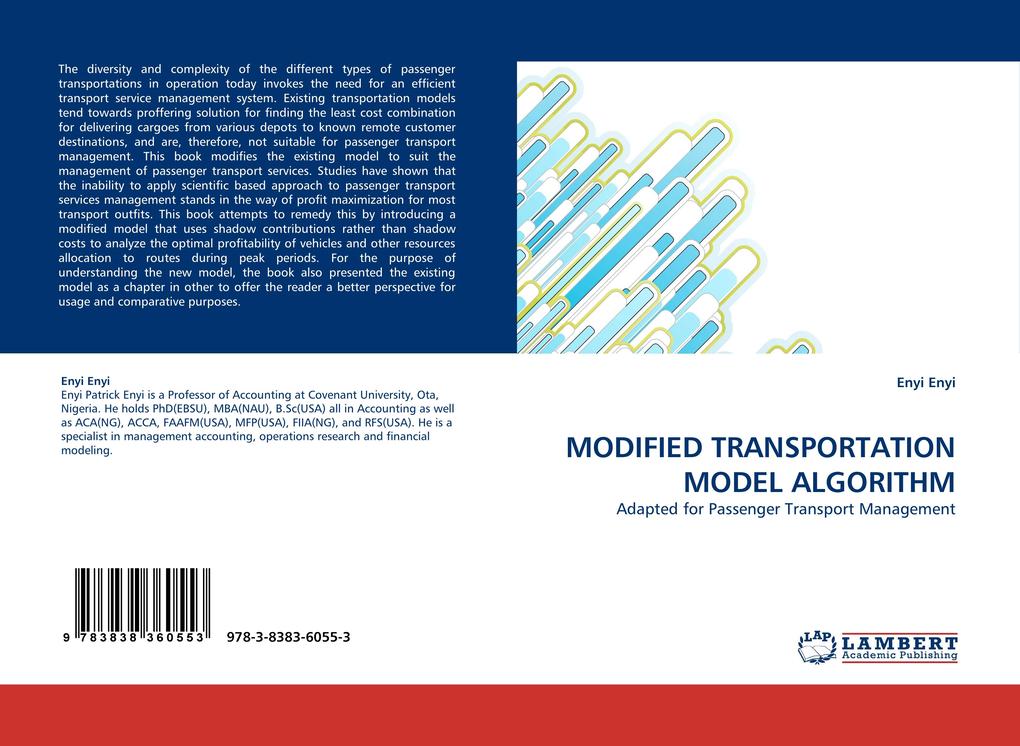 MODIFIED TRANSPORTATION MODEL ALGORITHM