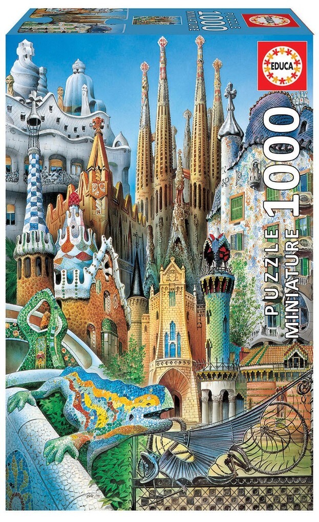 Image of Educa - Gaudi 1000 Teile Miniature Puzzle