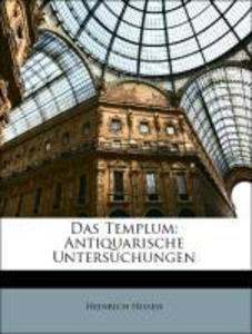 Das Templum: Antiquarische Untersuchungen als Taschenbuch von Heinrich Nissen