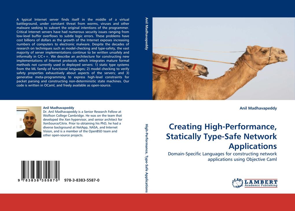 Creating High-Performance Statically Type-Safe Network Applications
