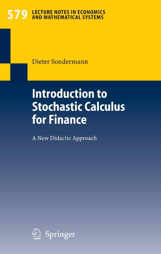 Introduction to Stochastic Calculus for Finance