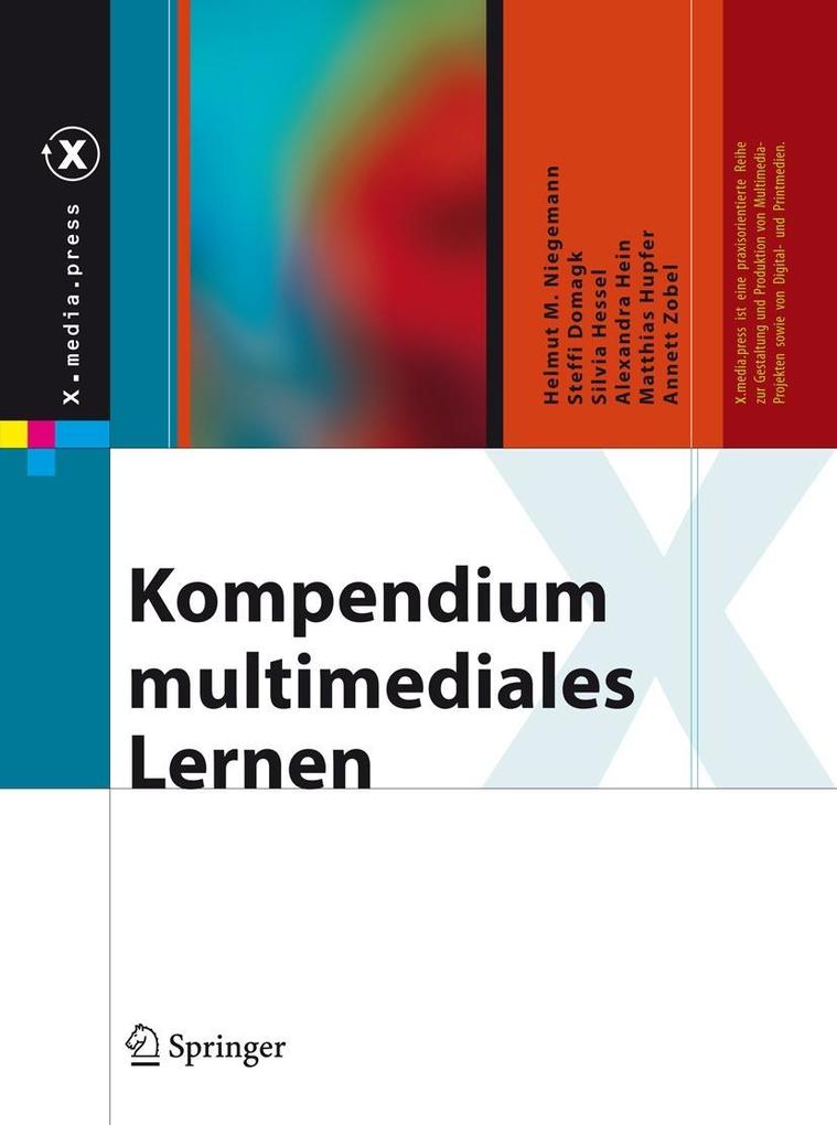 Kompendium multimediales Lernen - Helmut M. Niegemann/ Steffi Domagk/ Silvia Hessel/ Alexandra Hein/ Matthias Hupfer