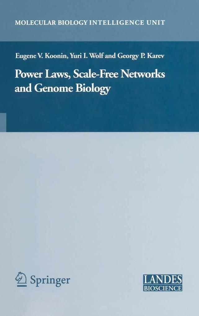 Power Laws Scale-Free Networks and Genome Biology
