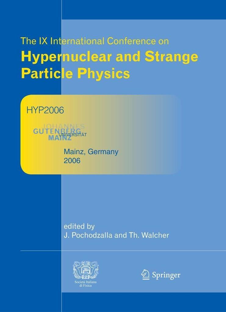 Proceedings of The IX International Conference on Hypernuclear and Strange Particle Physics