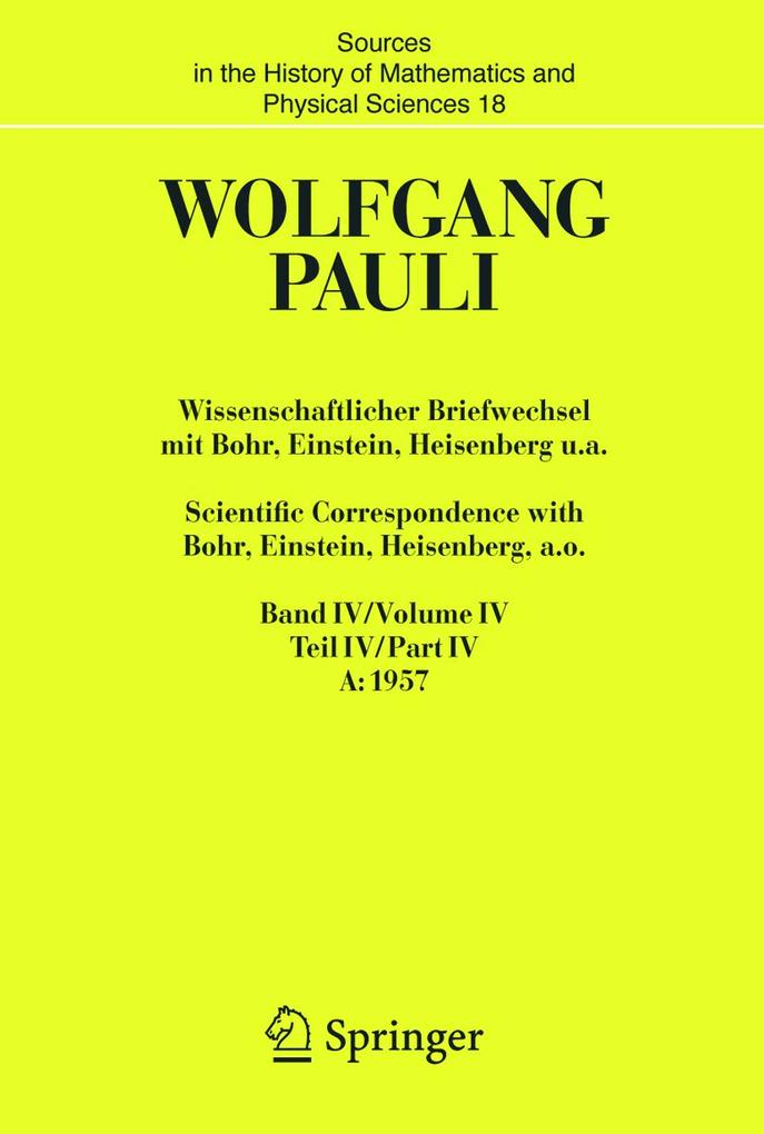 Wissenschaftlicher Briefwechsel mit Bohr Einstein Heisenberg u.a.