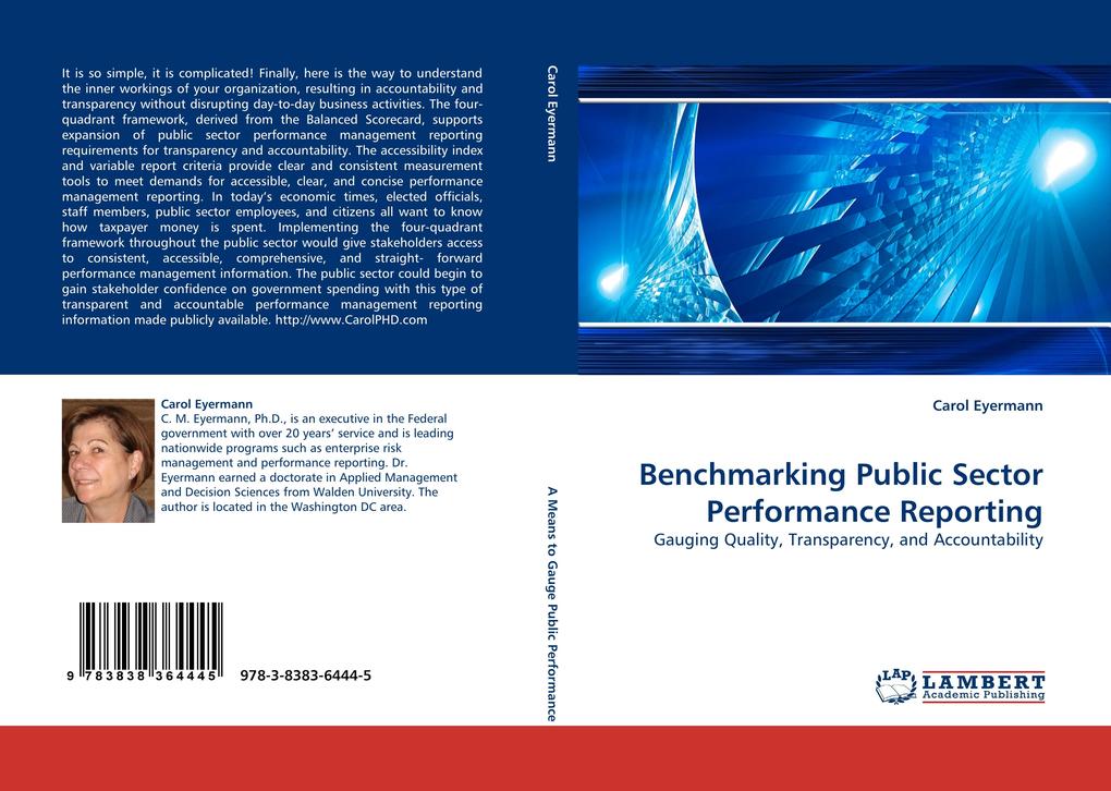 Benchmarking Public Sector Performance Reporting