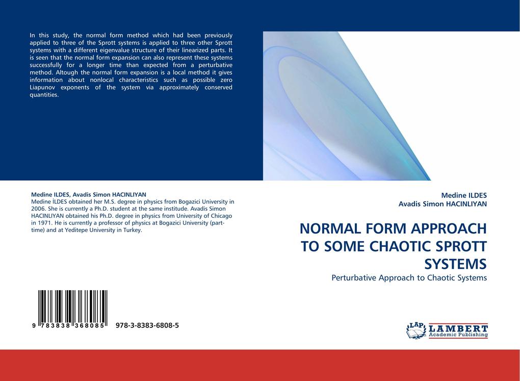 NORMAL FORM APPROACH TO SOME CHAOTIC SPROTT SYSTEMS